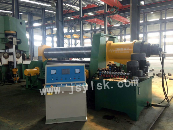 水平下調(diào)卷板機